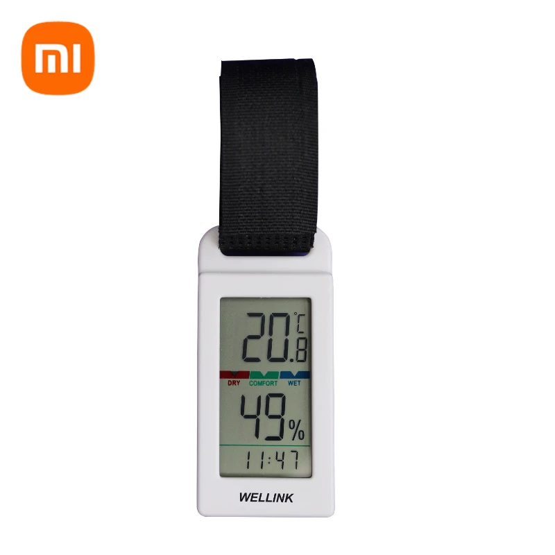 Xiaomi-termômetro de Temperatura e Umidade Doméstica Sonda Sensor Veicular Estação Meteorológica Ferramentas Externas Camping Montanhismo