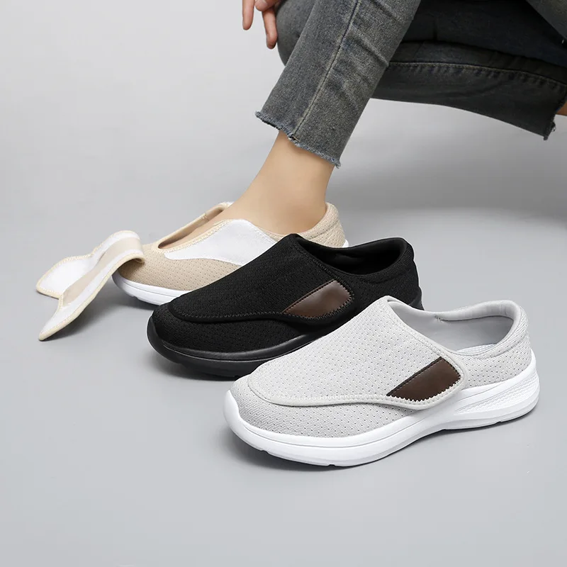 New Casual Orthopedics Wide Feet Swollen Shoes Thumb Eversion Adjusting Soft Comfortable Diabetic Shoe Walking Shoes