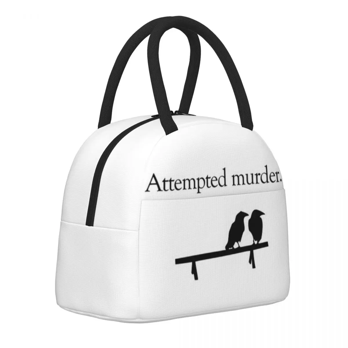 Attempted Murder Insulated Thermal Cooler Bag Lunch bag Foods Drink Storage Leakproof Picnic Camping Bags Outdoor Cooler Box