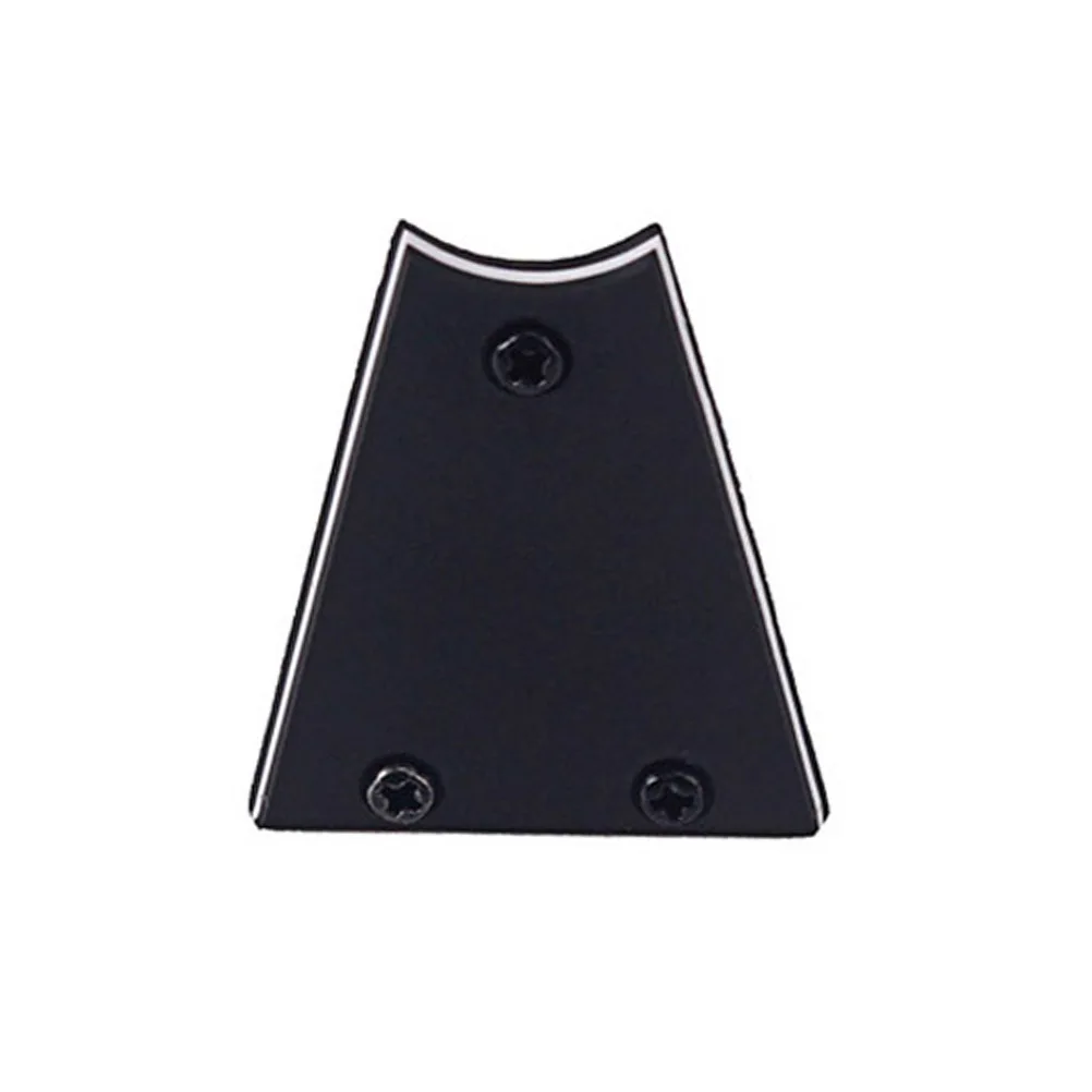 

1Set Plastic Truss Rod Cover for Guitar 3 Holes Iron Core Cover Plate Replacement Part Compatible with Most Electric Bass Models