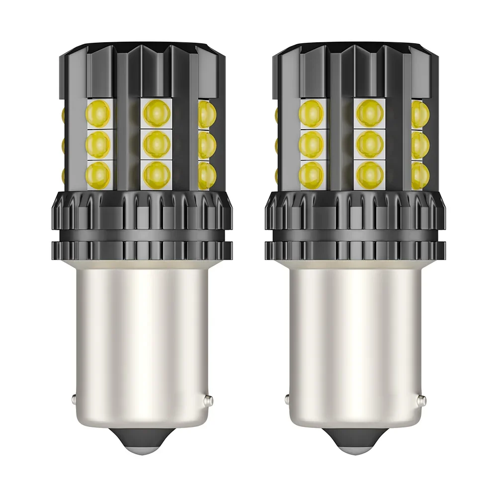 

2PCS 3D 3030 24smd 1156 BA15S P21W P21/5W 1157 BAY15D 7443 W21/5W T20 3157 P27/7W T25 LED Bulbs Lamp Reverse Turn Signal Light