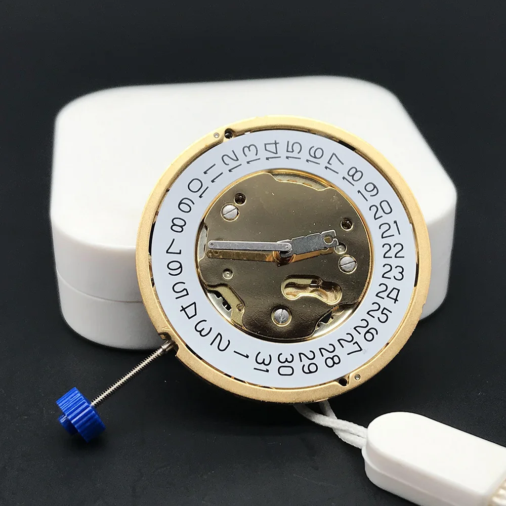 Original Ronda Gold 5030/5030D 13 Jewels Quartz Watch Movement Replacement Accessory Built-in Battery