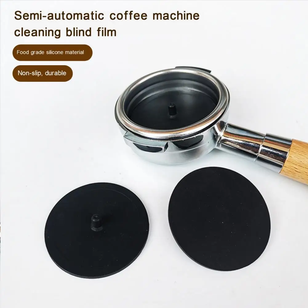 51/58mm Coffee Cleaning Gasket Backflush Disk Filter Coffee Cleaning Gasket Backwashing Gasket Blind Filter for Espresso Machine