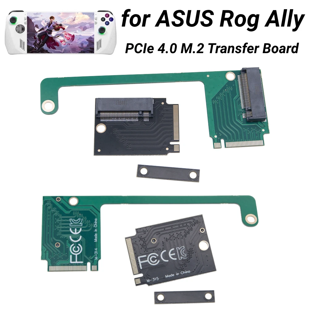 For Rog Ally SSD Adapter Handheld Conversion 2230 to 2280 M2 SSD Expansion Board NVME M-Key M.2 PCIE4.0 Adapter Riser Long/Short