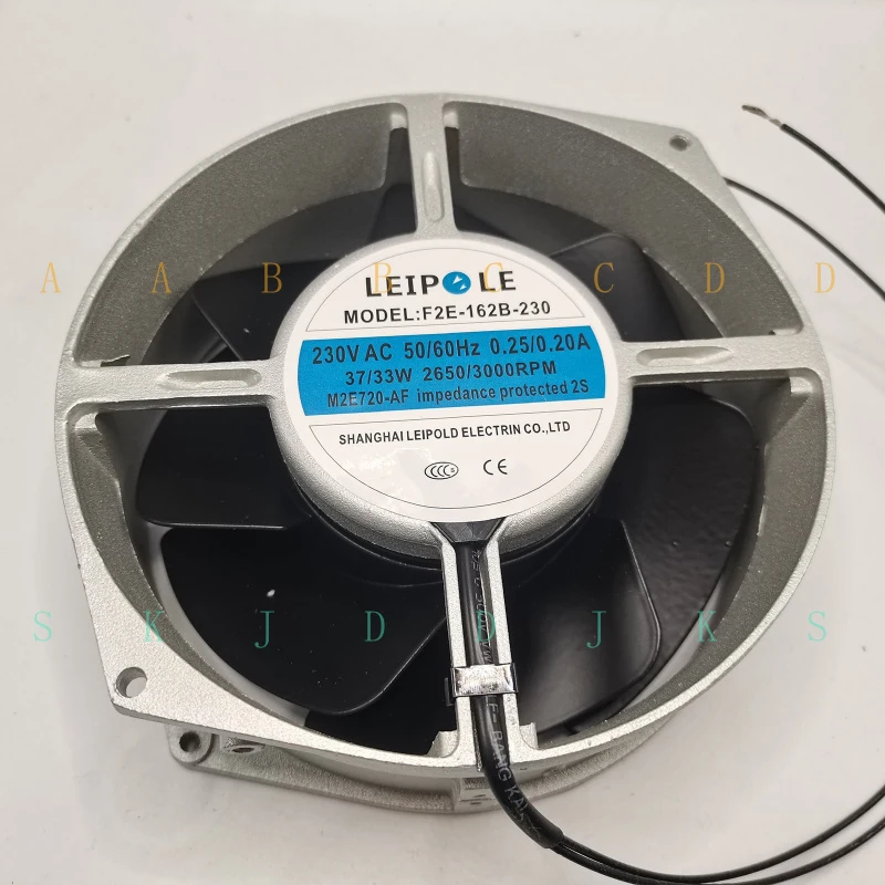

M New LEIPOLE F2E-162B-230 230VAC 0.25/0.20A metal fan