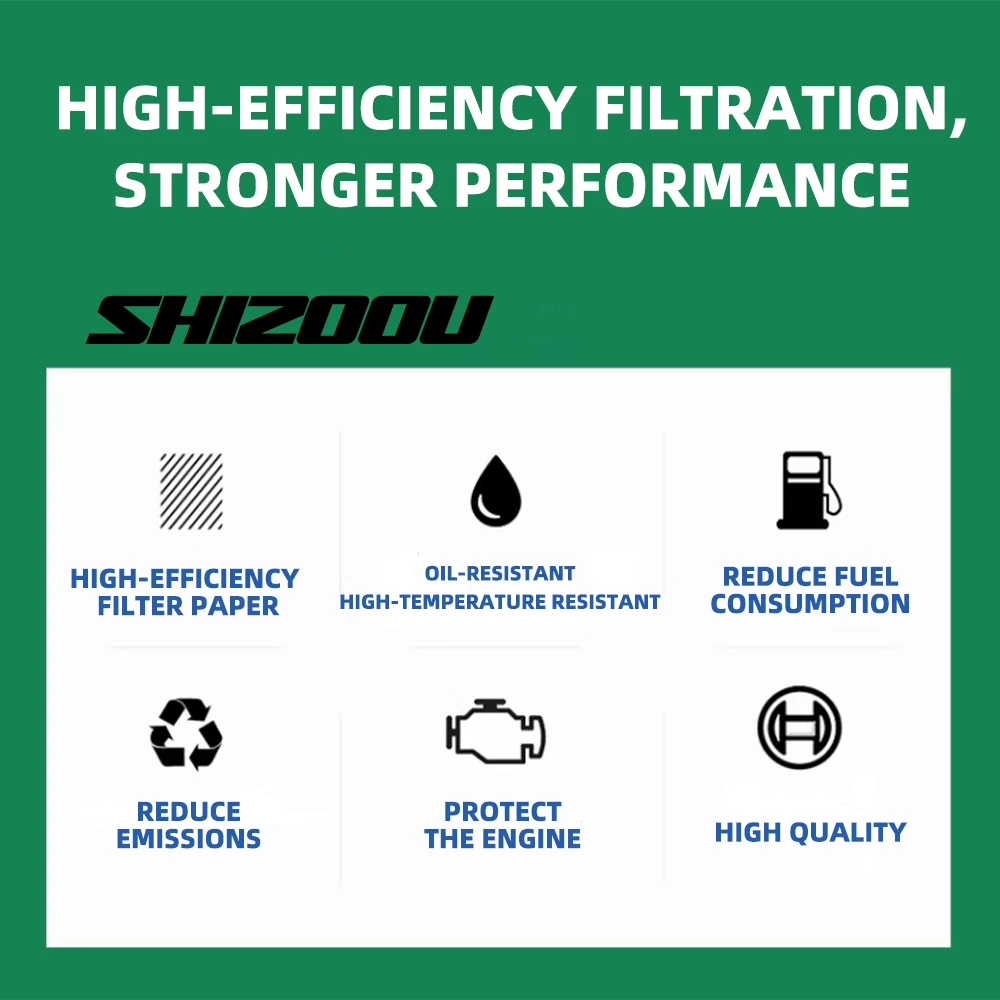 For ZONTES G1-125 G2-125 U-125 U1-125 U-150 U1-150 U-155 U1-155 125-Z2 Oil Filters Filtration Motorcycle Air Filter Element