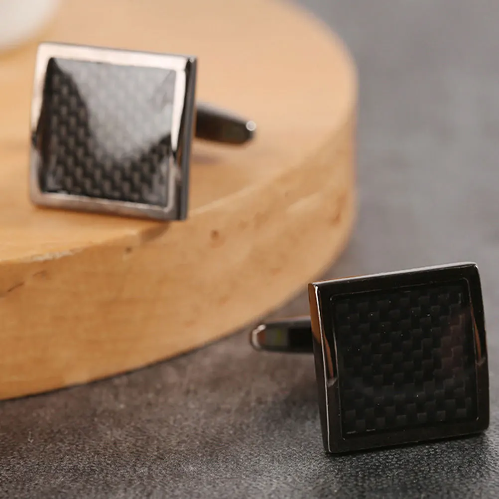 

8Pcs Mens Cufflink Set Black Tuxedo Shirt Studs Wedding Party Groomsmen Elegant Business Formal Wear Accessories