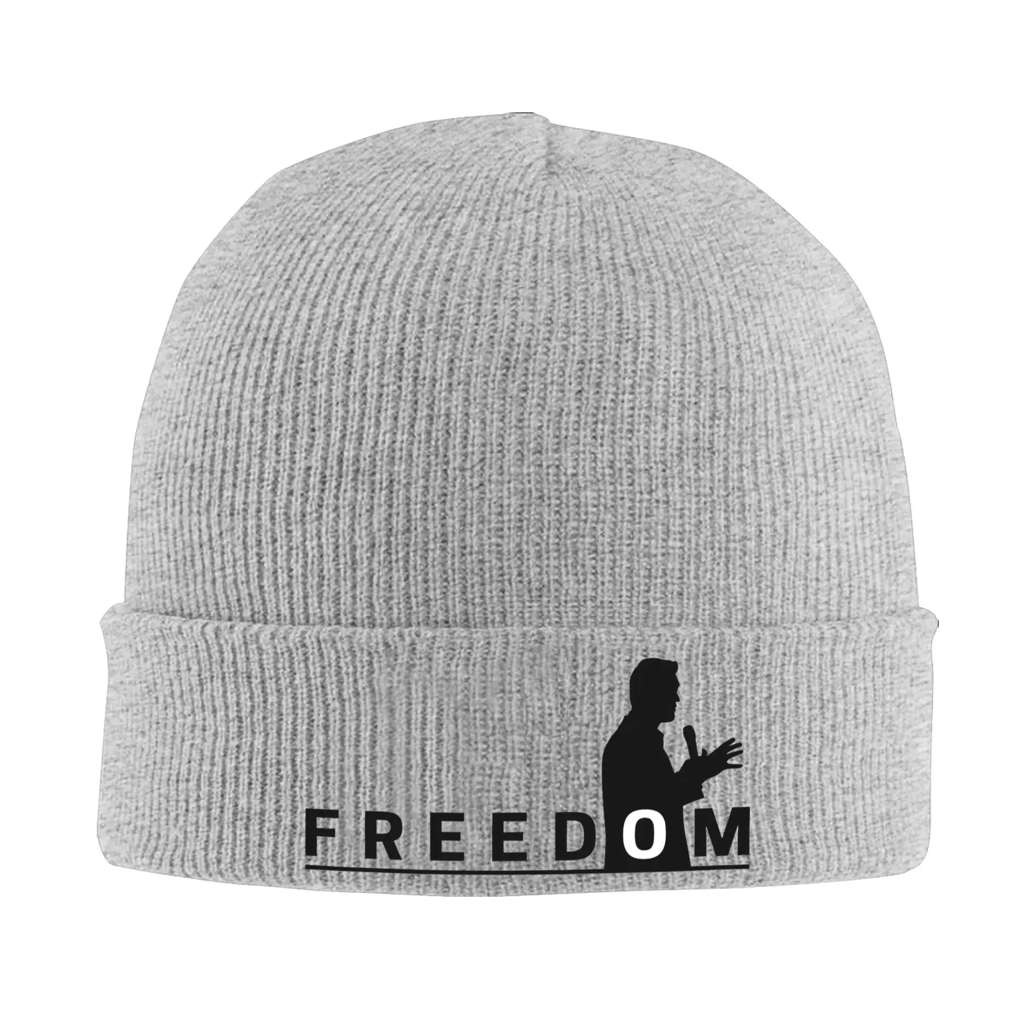 

Freedom Knitted Hat Charlie Kirk Beanie Hats Kpop Warm Soft Men Women Bonnet Hats Autumn Graphic Fashion Caps Gift