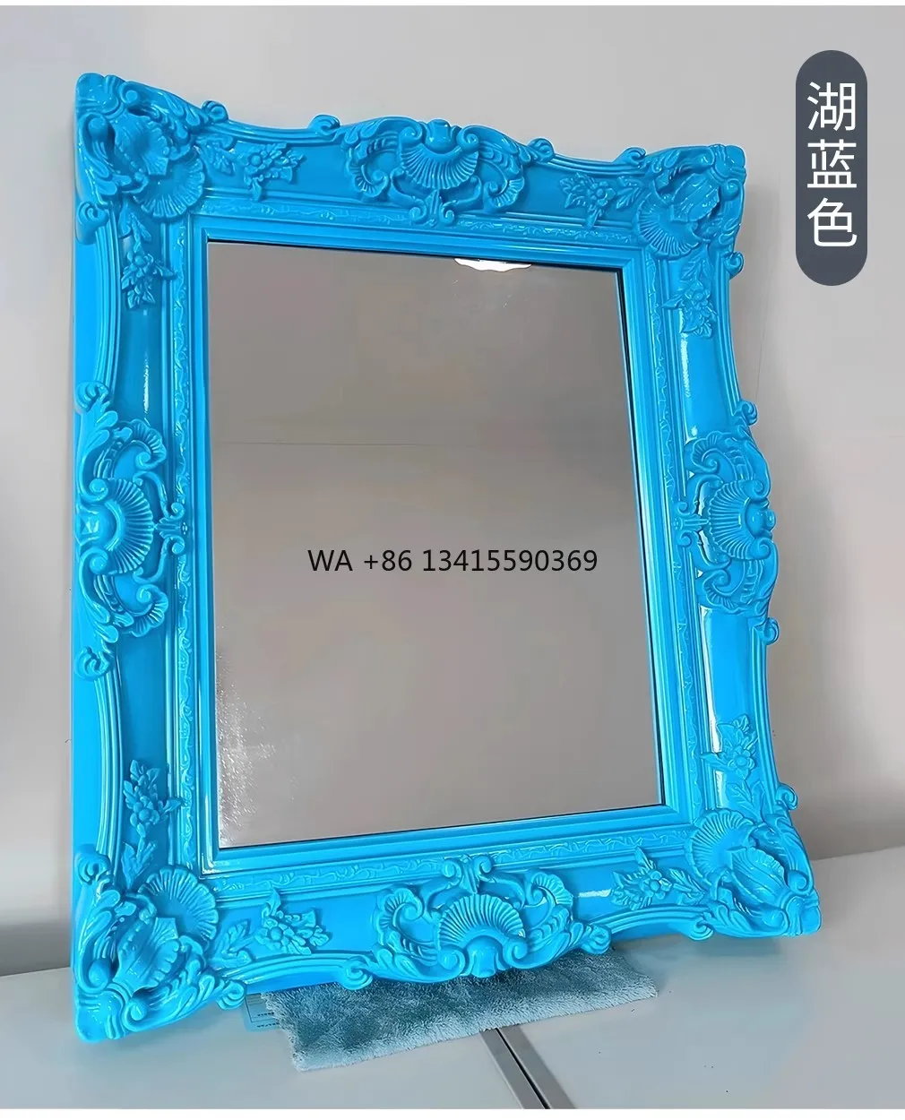 

Rectangular Retro Vintage Mirror Europe Antique Mirror Home Wall Luxury Mirror