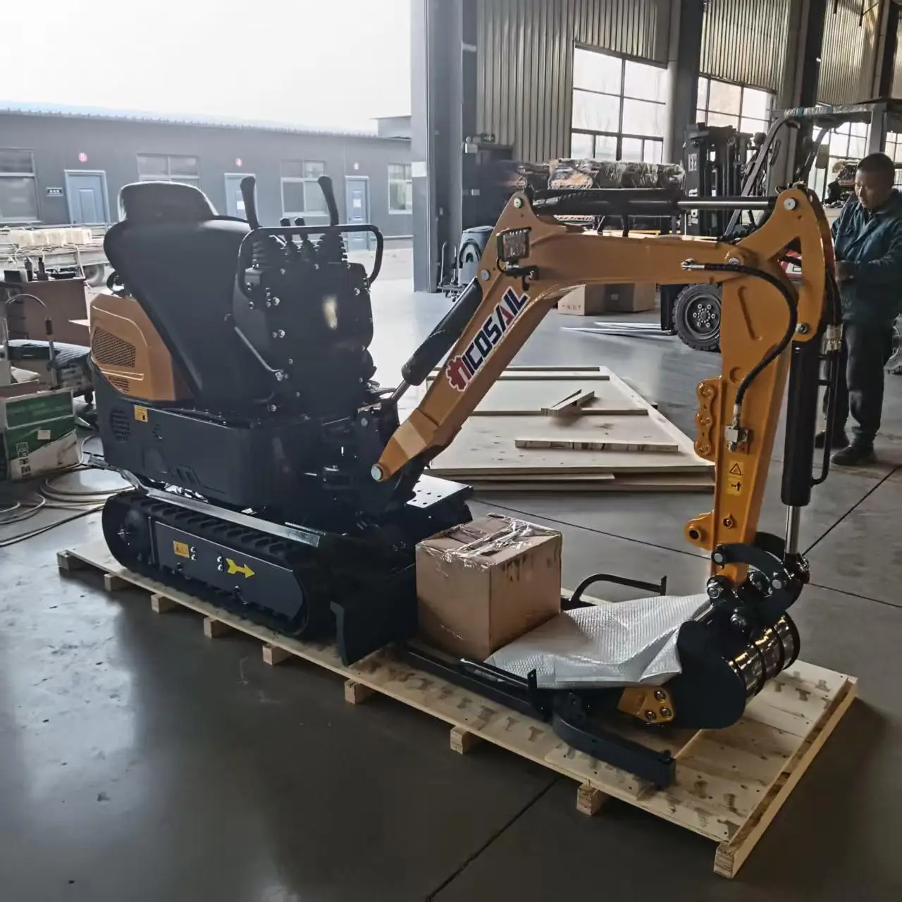 

Farm multifunctional 1.8-ton 2.5-ton mini excavator small bagging excavator with core motor