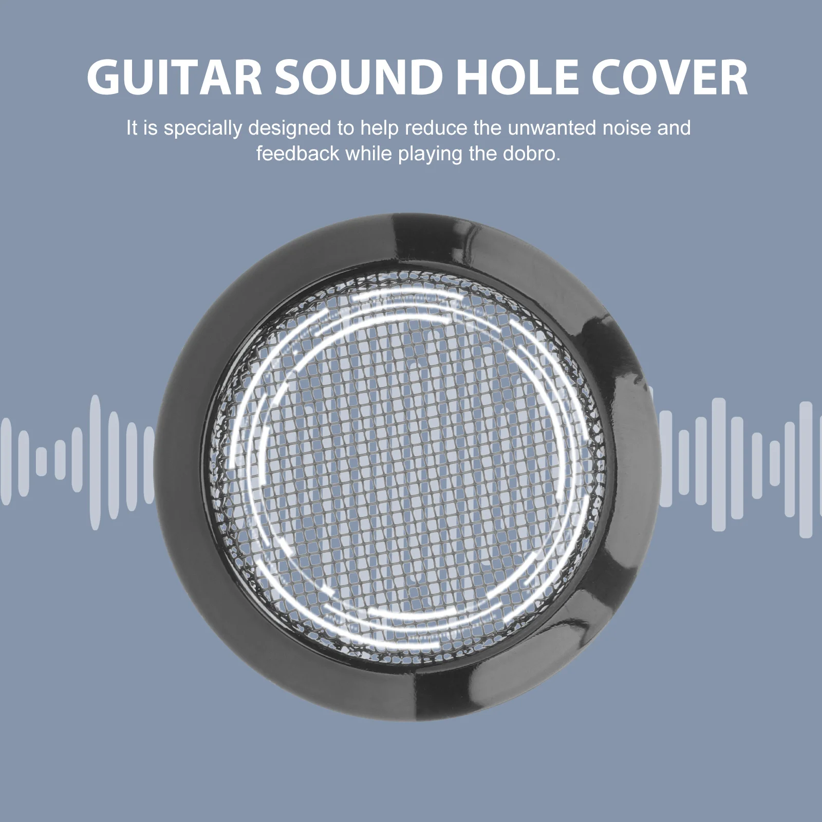

2Pcs Metal Soundhole Cover for Dobro and Resonator Guitar Clear Sound Decoration Gift Dobro Guitar Soundhole Covers