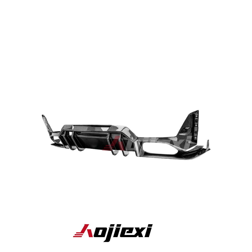 FD Style Carbon Fiber Rear Bumper Diffuser for BMW 3 Series G20 G21 LCI Touring Hight Quality Rear Bumper Splitter Lip Body Kit