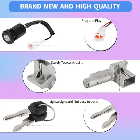 오토바이 액세서리 키 세트 점화 스위치 잠금 키 세트 키트 Sur Ron S X Lightbee Light Bee S X 전기 자전거 오프로드