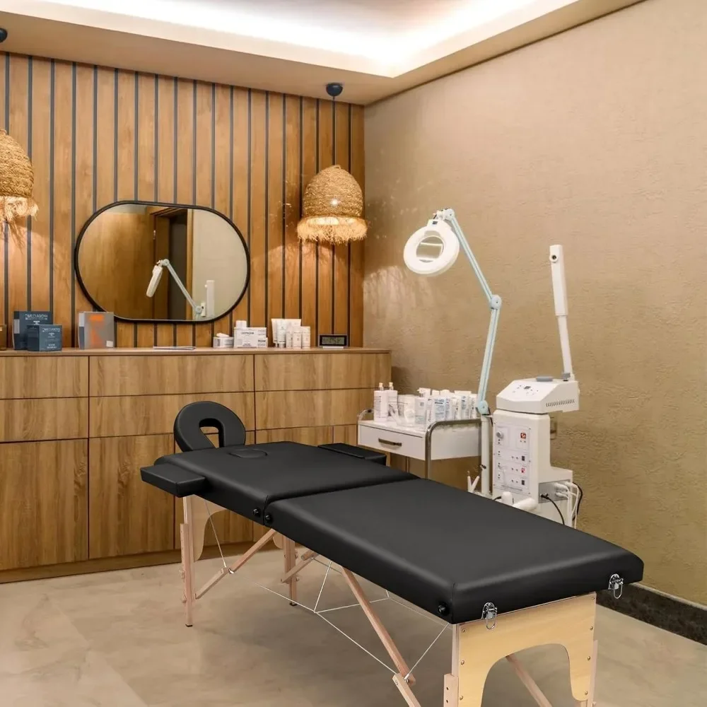 

Massage Table, Portable Lash Bed, Folding Physical Therapy Table - Professional Spa Bed for Home