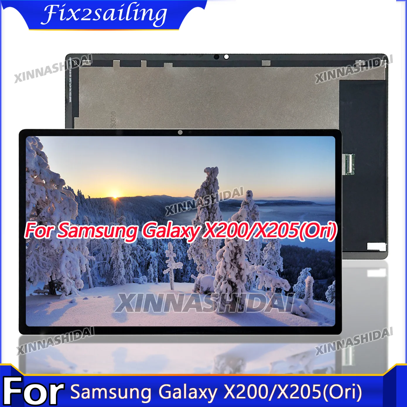 

Tested LCD For Samsung Galaxy Tab X200 X205 LCD Display With Touch Screen Digitizer Assembly Replacement Parts
