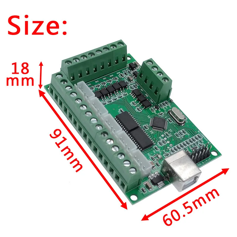 1pcs MACH3 Engraving machine 5 Axis CNC Breakout Board With Optical Coupler For Stepper Motor drive controlle