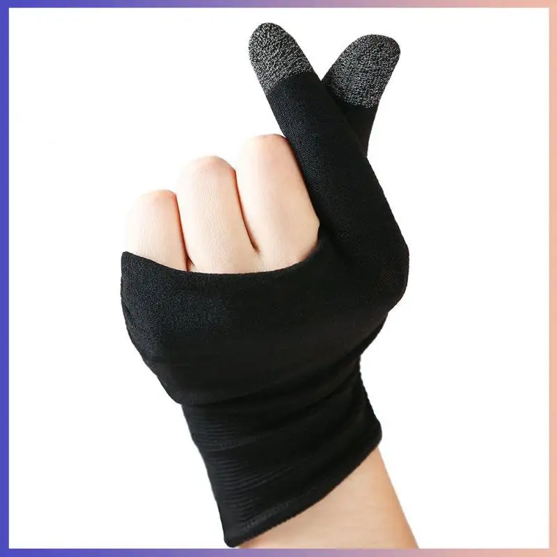 5/1pair Finger Sleeves For Gaming Thumb Finger Sleeves For Game Pubg Mobile Anti Slip Finger Gloves Phone Games Accessories