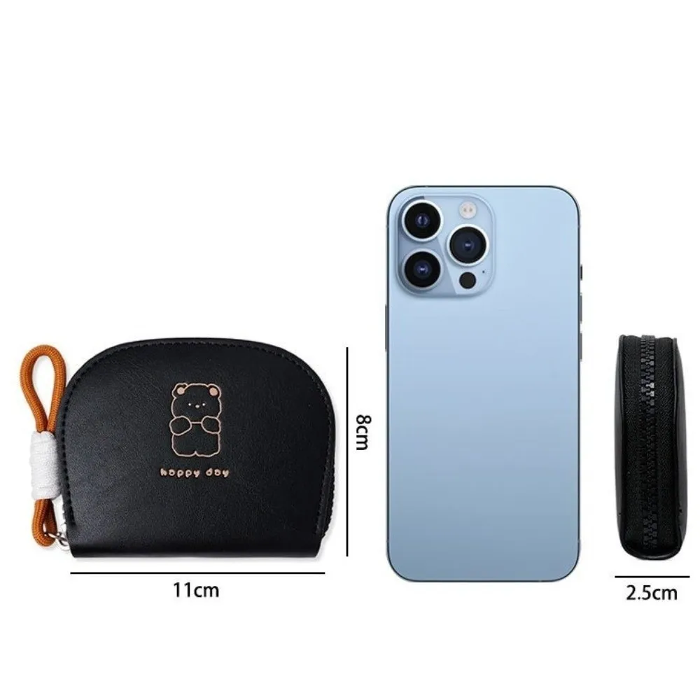 New Zipper Coin Purse Cute Bear Portable Organ Card Holder Coin Pouch Girls