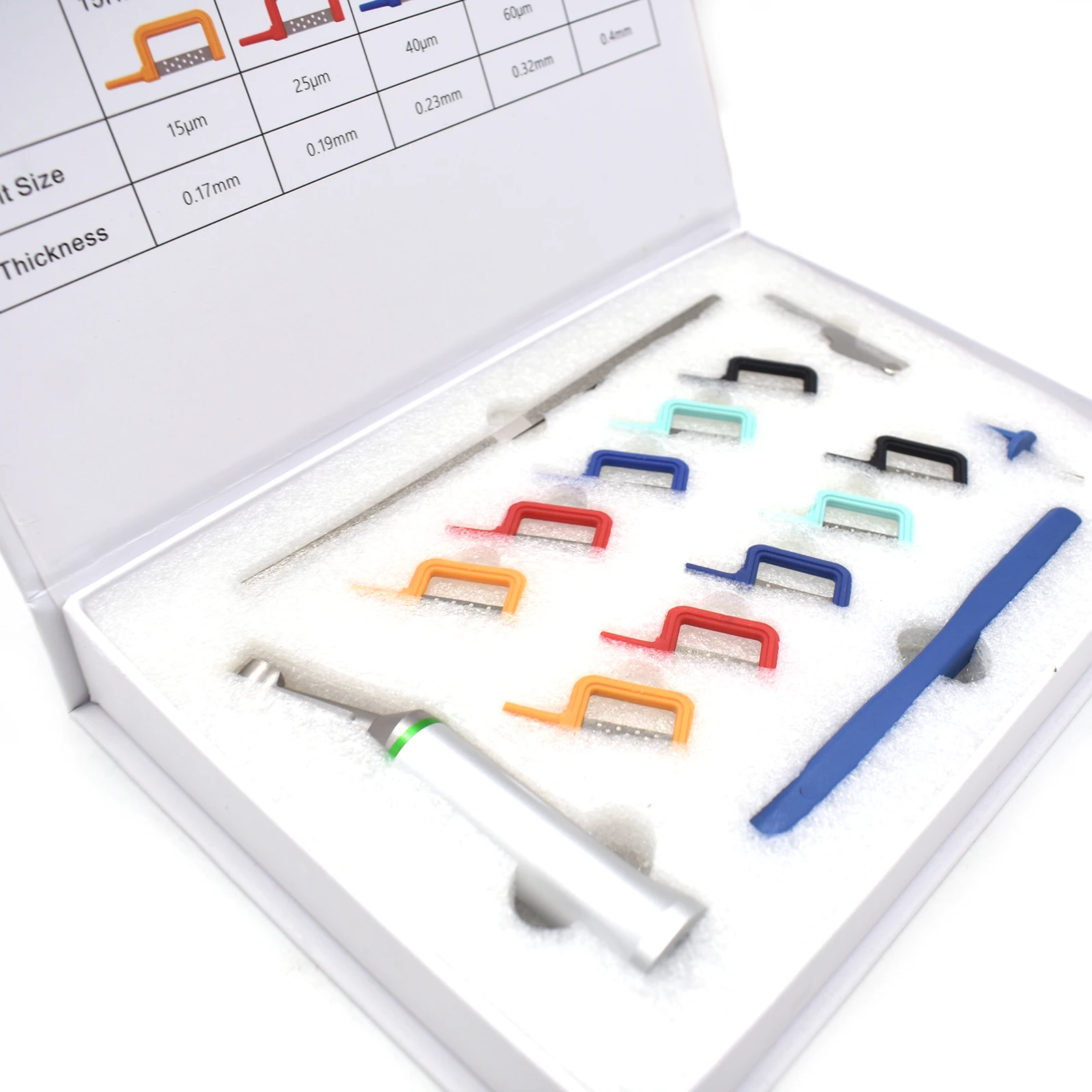 1 Set Dental Orthodontic Interproximal Enamel Reduction Kit Polishing Reciprocating IPR System Orthodontic Tools