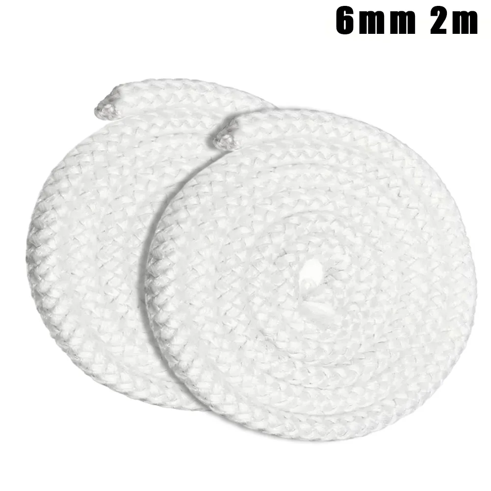 2PCS Fiberglass Stove Door Gasket Rope 78Inch Heat Resistant-Seal For Wood Burning Log Burner Fireplace And Industrial Oven Door