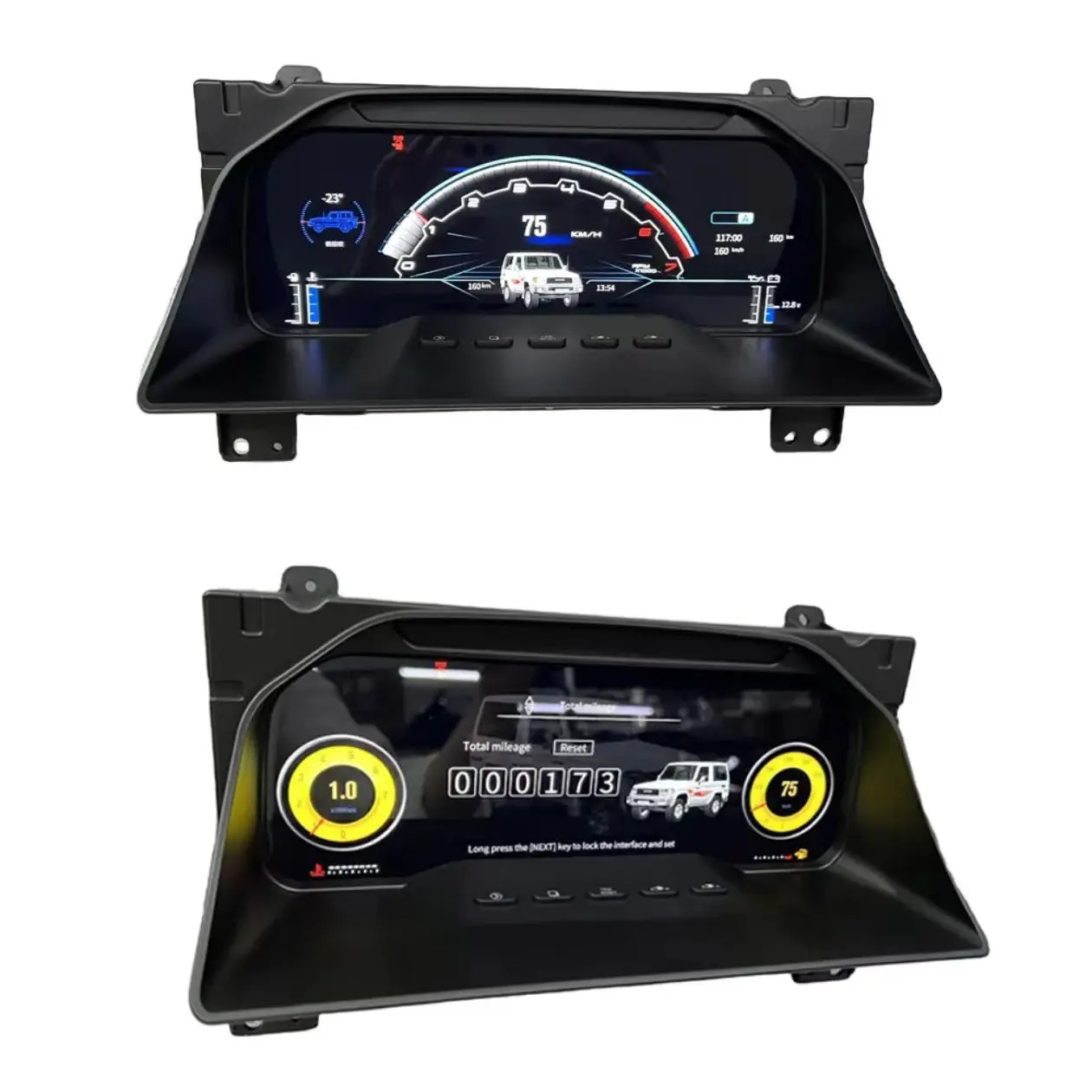 

For Toyota Land Cruiser LC70 Car LCD Dashboard Digital Cluster Panel Virtual