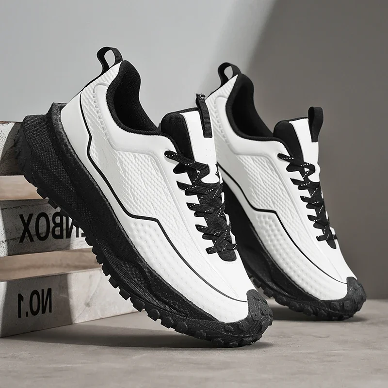 

High Quality Men's Outdoor Hiking Shoes Rubber Non-slip Climbing Mountains Sneakers Men Comfy Soft Midsole Mesh Breathable 39-44