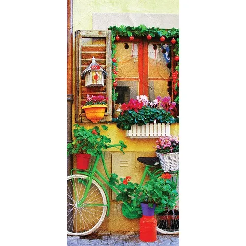 Blauw Focus 128 Stuk Puzzel Groene Fiets