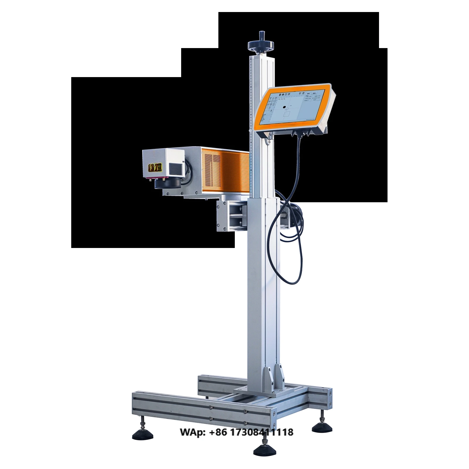 30W Fiber Marking Machine for Metal Steel Jewelry Ring Engraving