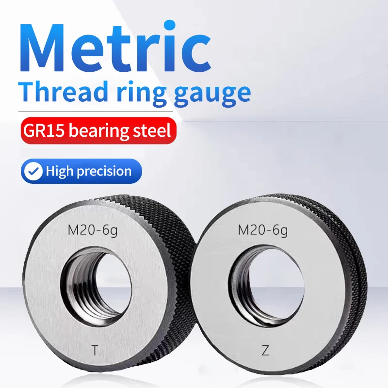 

Калибровочный набор UT TAP 1SET (1*GO+1*NOGO) 6 шт. M17-M26, нестандартные метрические кольцевые калибры для измерения резьбы с мелким шагом X0.5/0.75/1.0/1.25/1.5/2.0