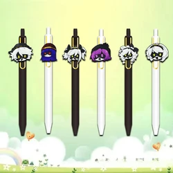 Murder Drones Press Gel Pen 0.5 Quick Drying Student Take An Exam Black Pen Anime Cartoon Figure Study Supplies Stationery Gift