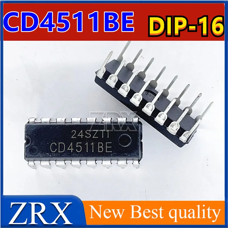 5Pcs/Lot New CD4511BE direct insertion DIP16 latch decoder chip