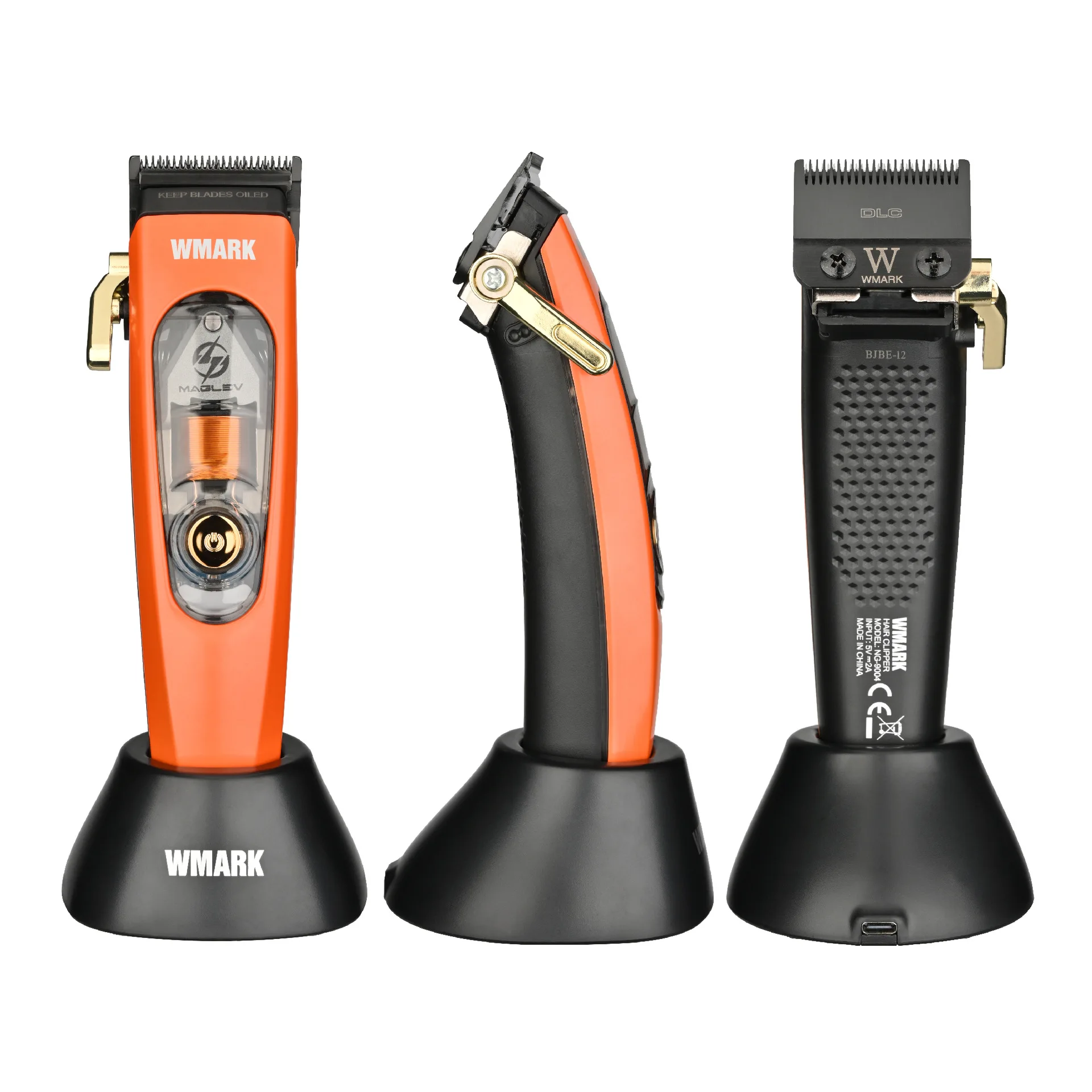 WMARK Maglev Electric Scissor NG-90004B Professional Hair Clipper DLC Blade LCD Digital Cross border Edition