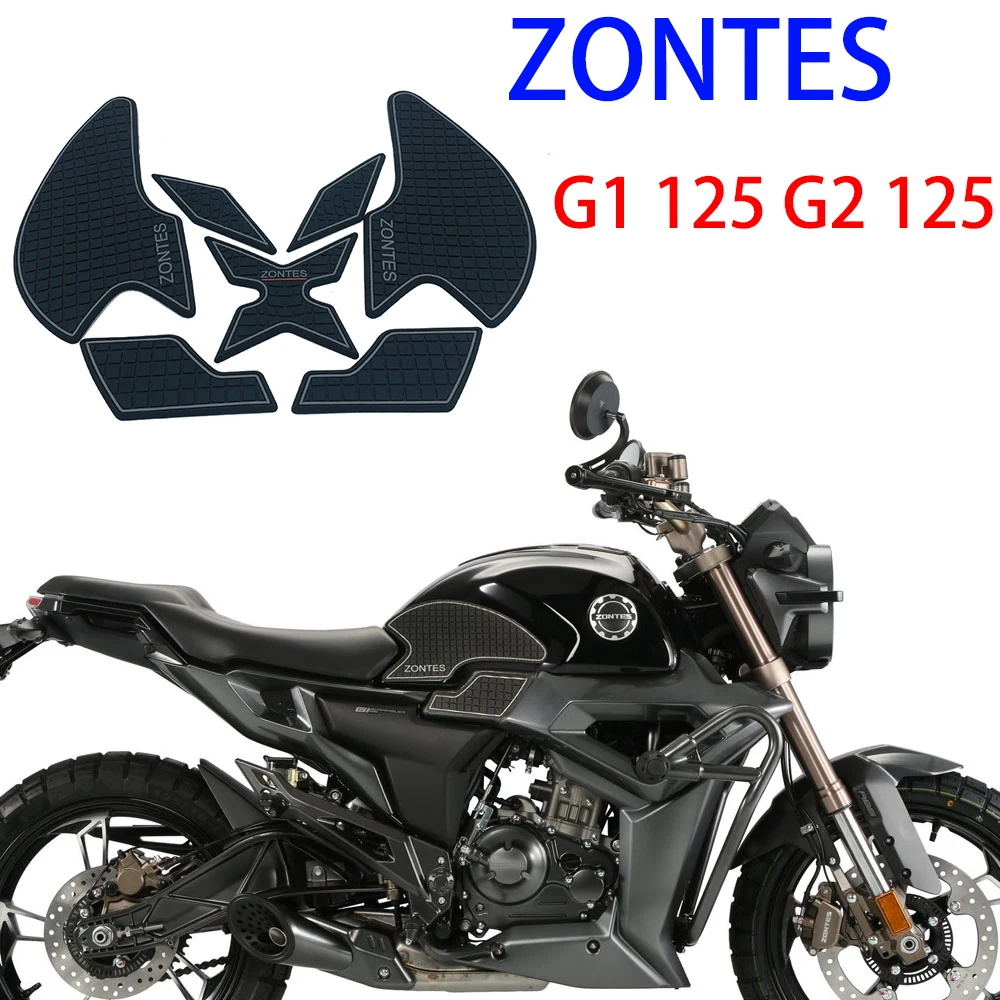 

2022 Motorcycle Anti Slip Tankpad Side Gas Knee Grip Traction 3M Decals Tank Pad Stickers For Zontes G1-125 125 G1 G1 125 G2 125