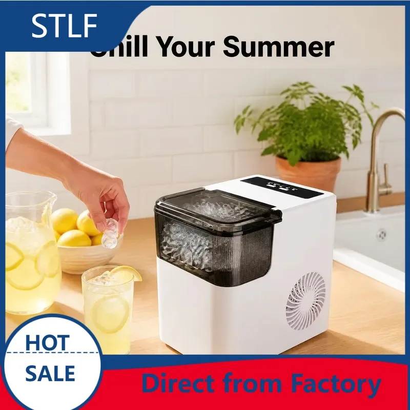 STLF Electric Plastic Bullet Ice Machine Home Hotel Portable Intelligent Small Power Fully Automatic Customized Processing