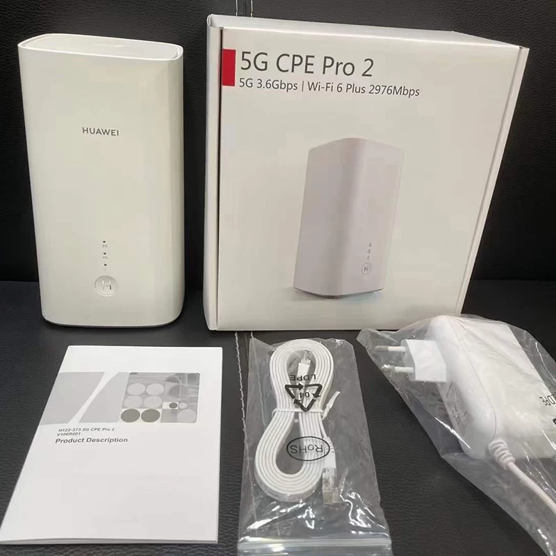 Hua wei-enrutador inalámbrico 5G CPE PRO 2 H122-373, WiFi 6, 3,6 Gbps, 5G, 4G, LTE, Cat19, con tarjeta Sim