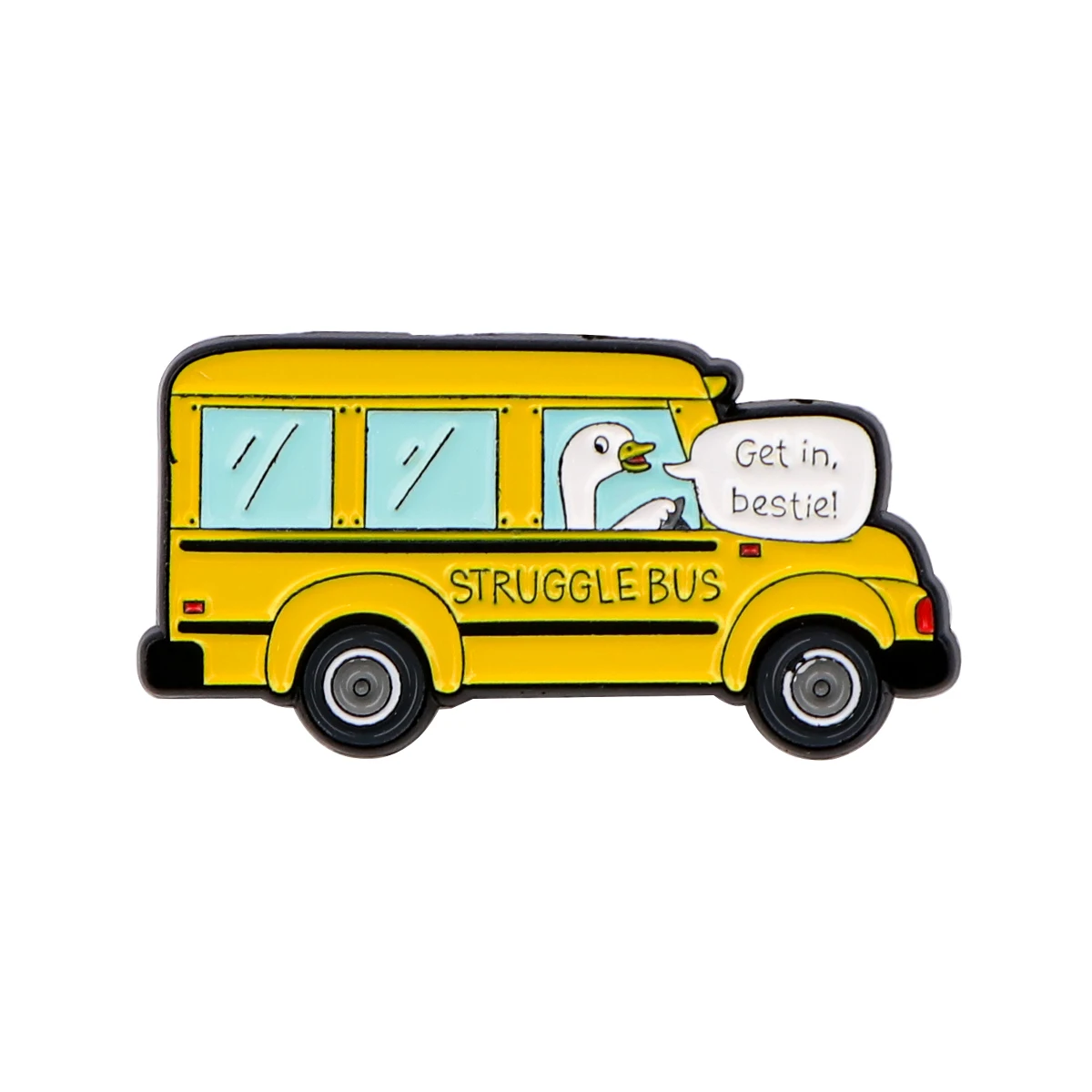 Innovative Quotation Enamel Pin Funny Brooches Bag Lapel Pin Holiday Badge Backpack Decoration Jewelry Gift for Kids Friends