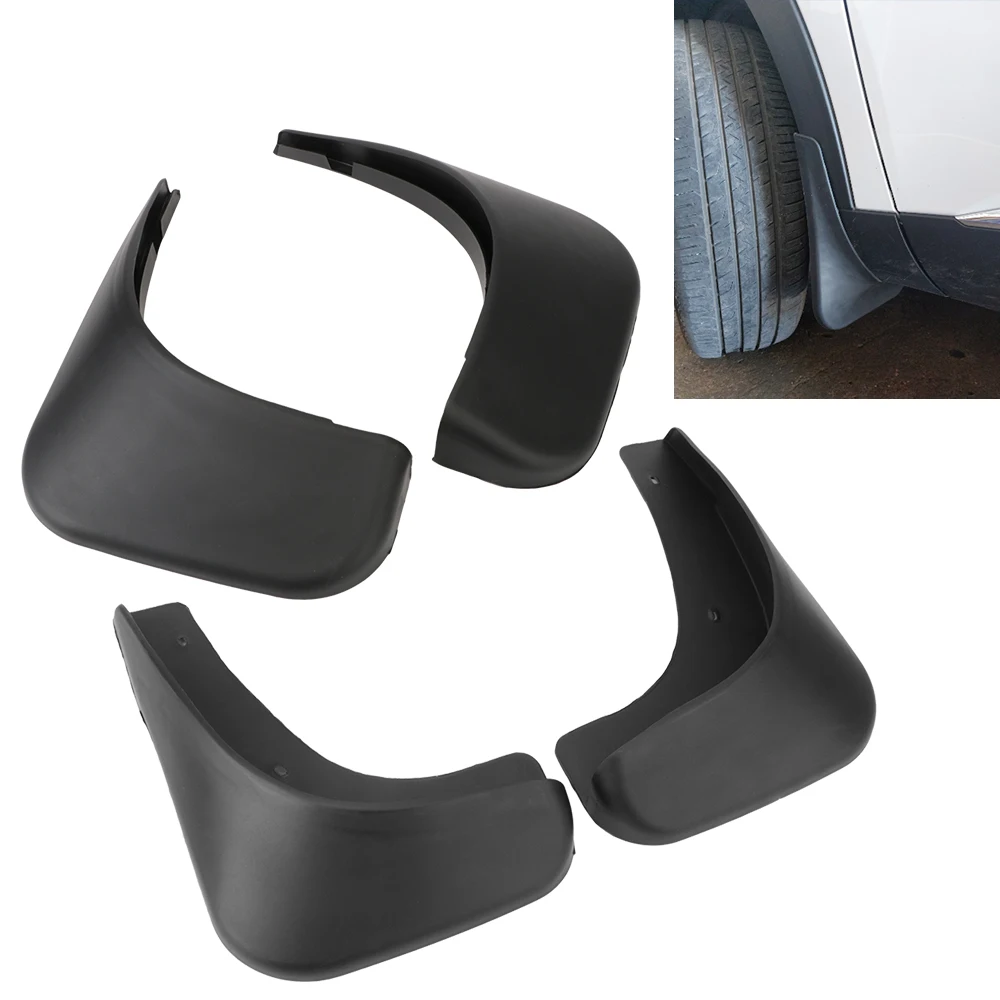 4pcs/set Front Rear Mudguards Fender Car Accessories For VW Touran Caddy Splash Guards Mud Flaps Car-styling