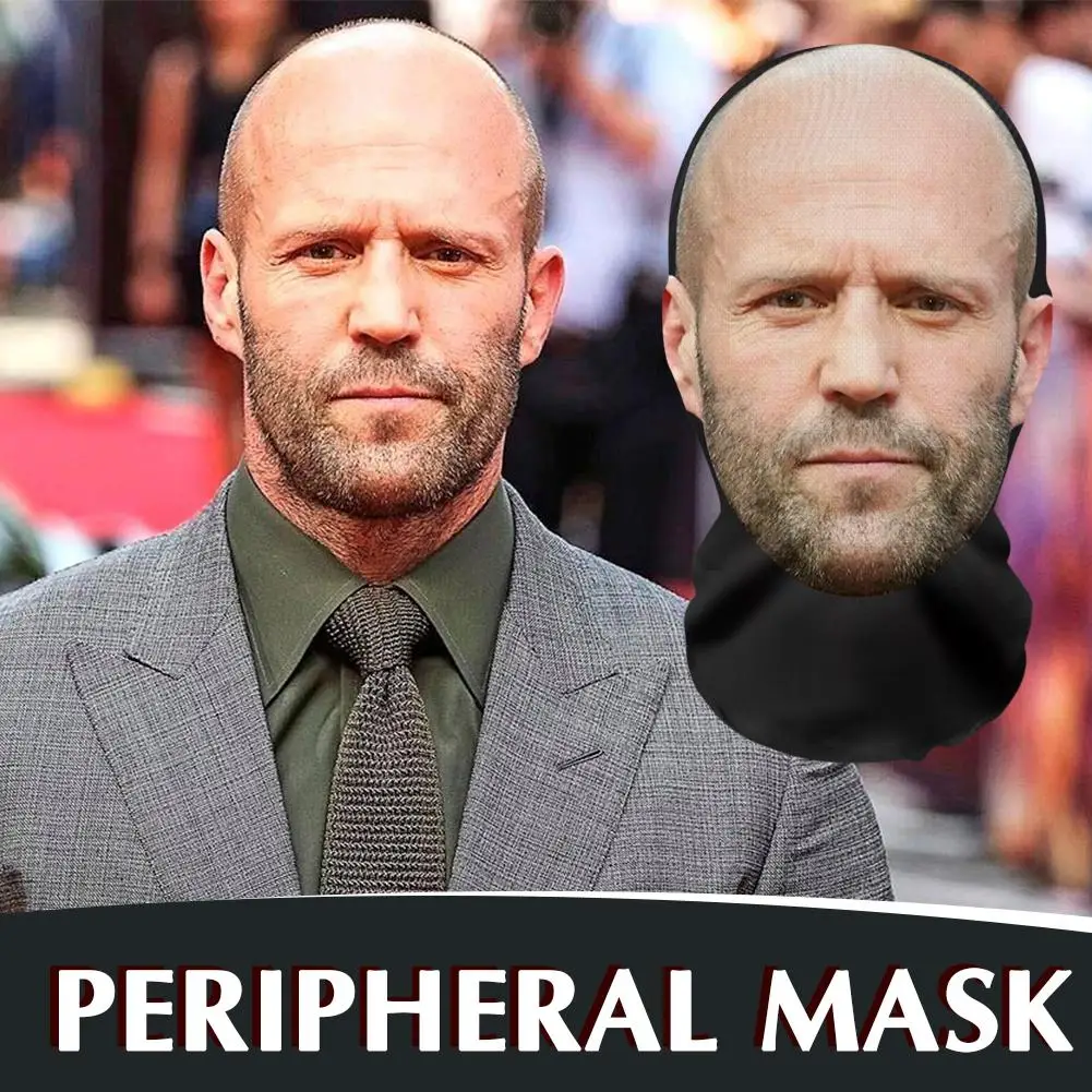 Verbesserte Lustige 3D Elastische Realistische Prominenten-Maske Visualisierte Masken Vollgesichts-Cosplay Balaclava Halloween-Party-Requisiten Kopfbedeckungen – Detail 3
