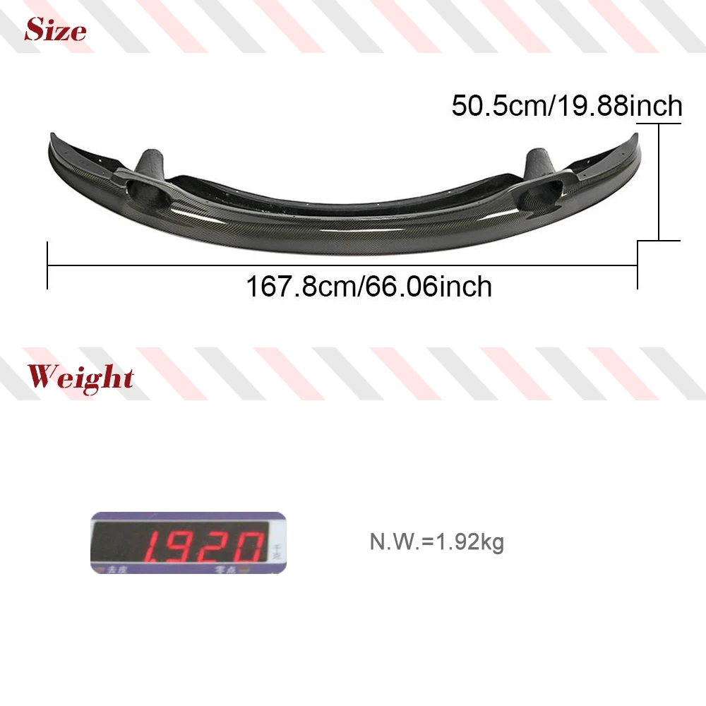 For BMW 3 Series M3 E90 E92 E93 2008-2013 Carbon Fiber Car Front Lip Front Bumper Spoiler Splitter Protector Racing Body Kits - Image 6