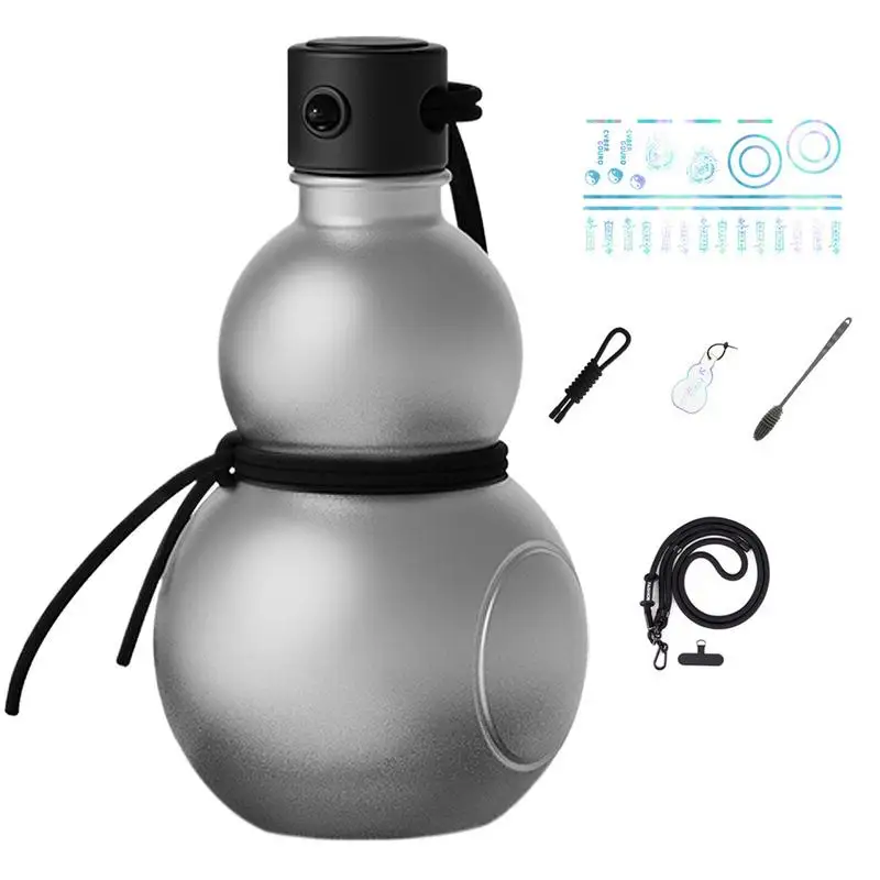 Gourd Bottle Water Flask Calabash Ornament 30 Oz Portable Leakproof Sports Flask Reusable Chinese Retro-Inspired Travel Water