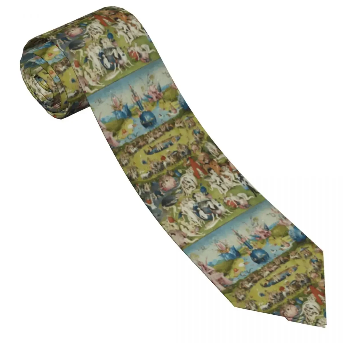 The Garden of Earthly Delights Kties pour hommes, col étroit, mince, décontracté, accessoires classiques, cadeau