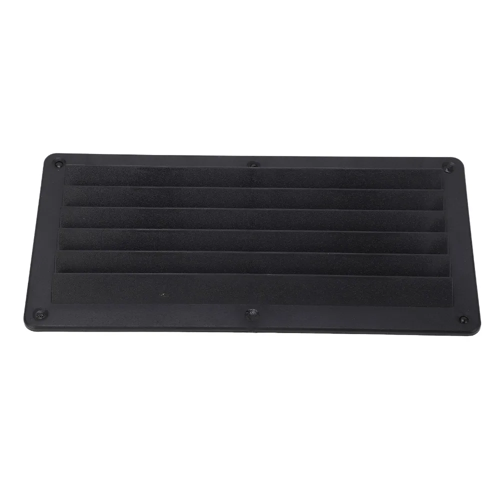

Vent Cover 10.4*5in RV Air Vent Black Air Outlet Vents Overhead Outlet Fan RV Use