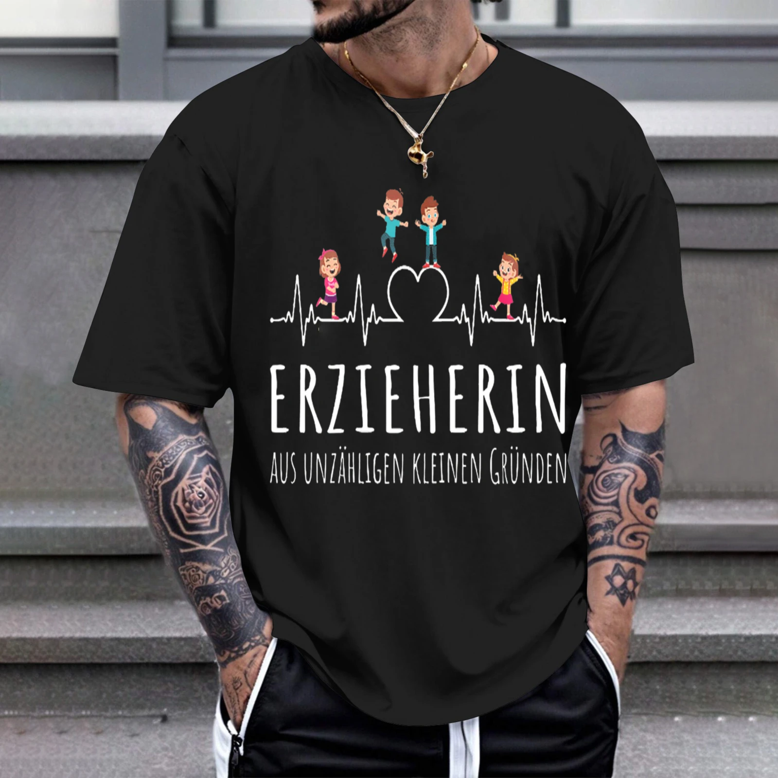 Herren-T-Shirt „Educator For Innumerable Small Reasons“ – perfekt für Freizeitkleidung, Partys und Karneval-Outfits