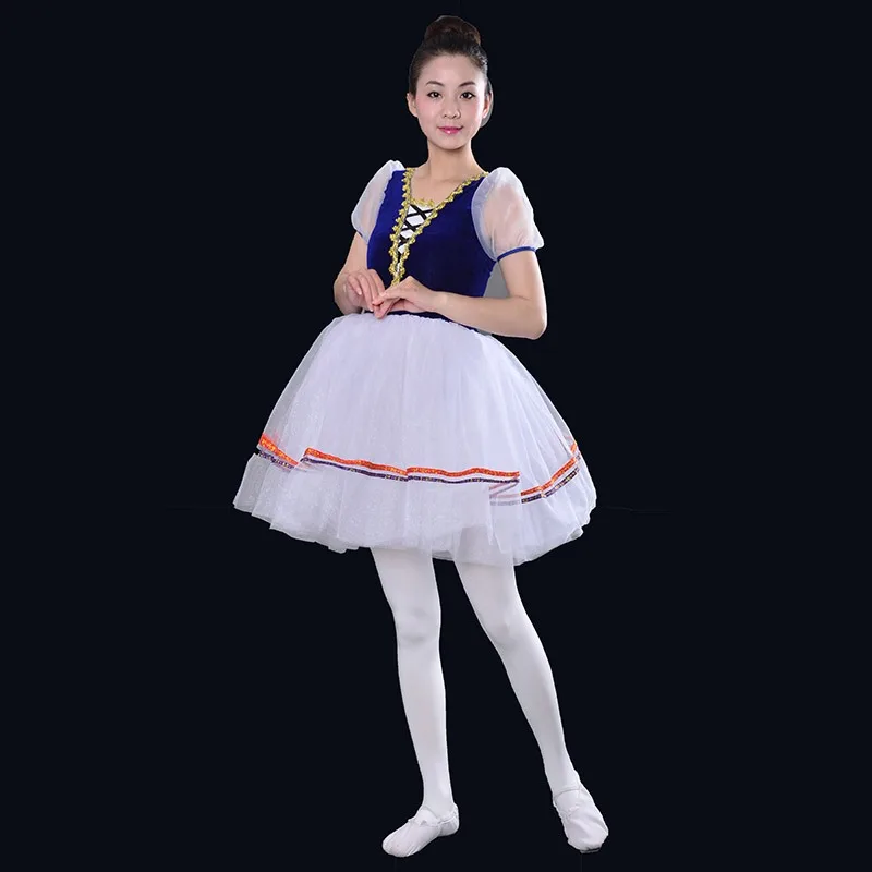 Giselle Ballet Costume Adult Child Long Tutu Swan Lake Ballet Dress Girls Women Kids Ballerina Party Dance Ballet Tutu Dress