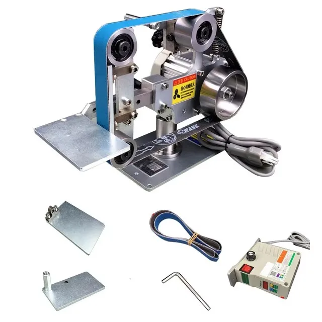 Electric Brushless Belt Machine Industrial Grade Belt Sanding Machine 762x25mm polisher Sharpener Polishing Grinding Machine