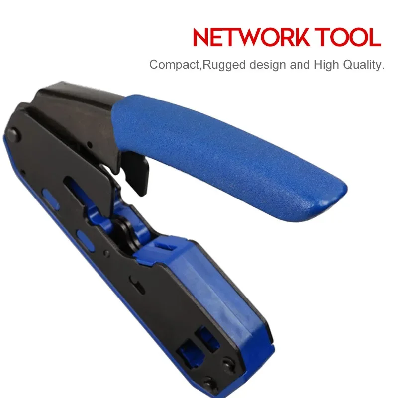 RJ45 Tool Network Crimper Cable Crimping Tools for RJ45 Cat7 Cat6 Cat5 RJ11 RJ12 Modular Plugs Metal Clips Pliers Tools Set