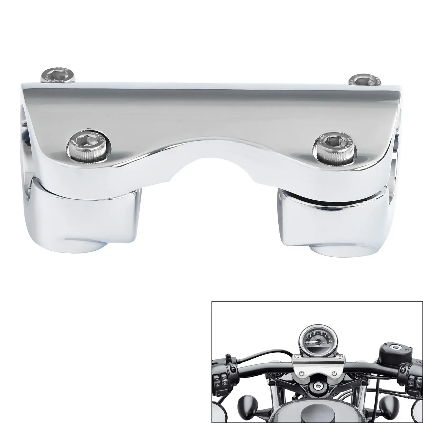 

Motorcycle Parts Accessory 1.25" Handlebar Riser Top Clamp For Harley Road Glide FLTRX 2015-2020 2019 2018