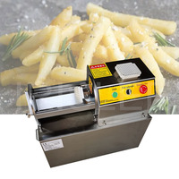 Electric Fries Cutter Potato CHIPS Carrot Slicer Stainless Steel Vegetable Fruit Shredding Machine