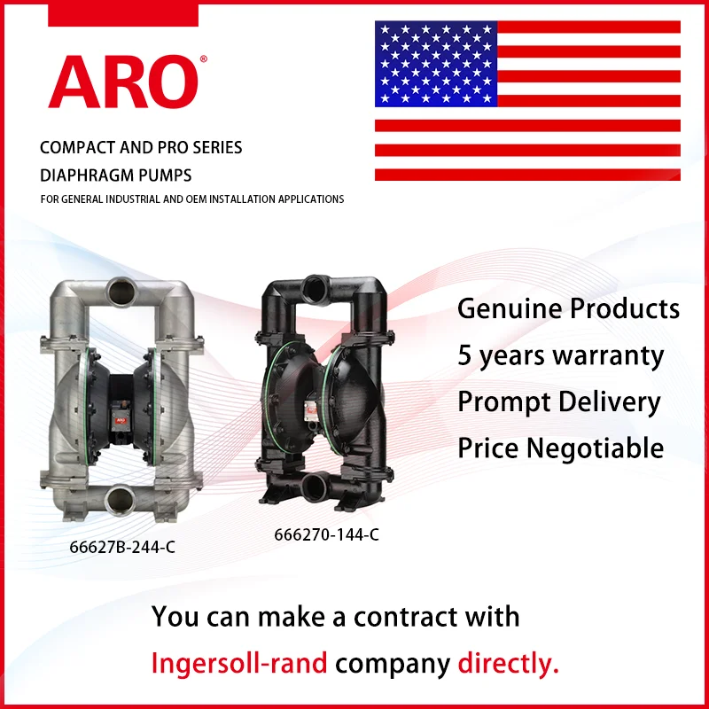 Ingersoll Rand ARO PRO Serie 2'' 666270-EEB-C 666270-144-C Pompe alternative Pompe a membrana ad aria per il riempimento minerario