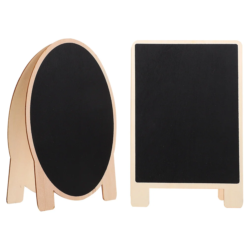 

2 Pcs 's Paintings of Small Blackboards Note Draw for Message Notice Whiteboard Double Sided
